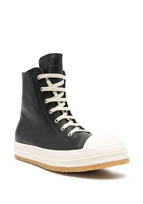 Black high-top sneakers Rick Owens - men RICK OWENS | RU02E1802LCO911
